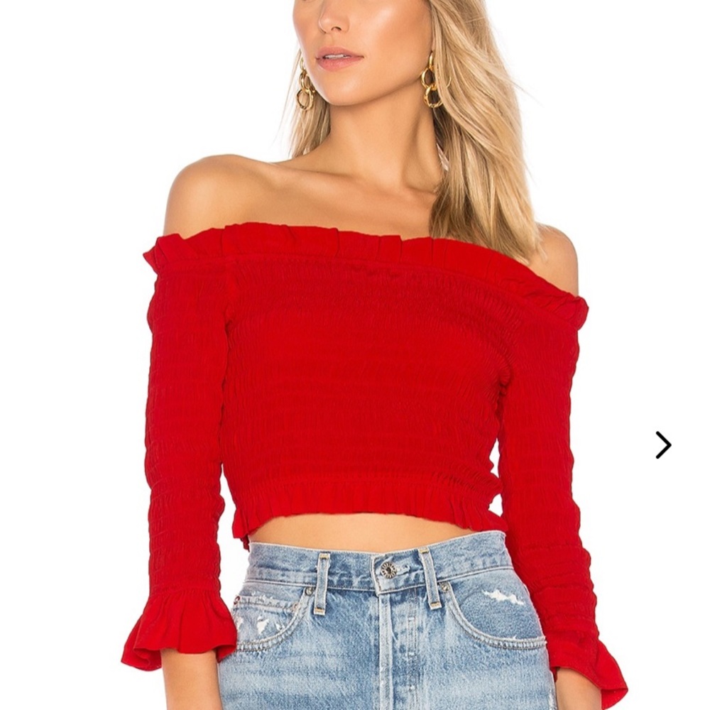 lovers and friends crop top